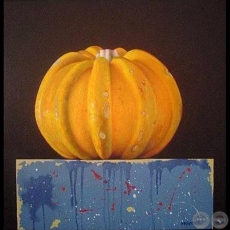 Zapallo Amarillo - Pintura de Mónica Goetze - Año 2007
